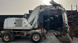 2005 CASE WX165 wheel excavator, side view
