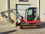 2017 Takeuchi TB250 mini excavator, side view