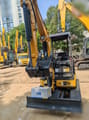 2022 XCMG XE26U mini excavator, rear-quarter view