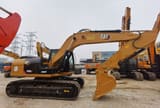 2020 Caterpillar 315D2 GC crawler excavator, side profile view