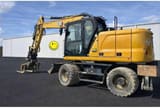 2019 Caterpillar M314 wheel excavator, side profile view