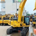 2019 Komatsu PC360-8M0 crawler excavator, rear three-quarter view
