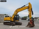 2022 LiuGong 928 E-DM crawler excavator, rear three-quarter view