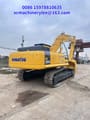 2023 Komatsu PC350 crawler excavator, rear three-quarter view