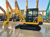 2022 Komatsu PC56-7 mini excavator, side view