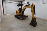 2022 Caterpillar 303C mini excavator, front three-quarter view