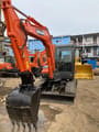 2018 Doosan DX60W crawler excavator, front three-quarter view