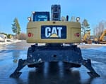 2012 Caterpillar M313D wheel excavator, rear view