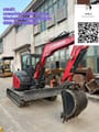 2023 Yanmar VIO55 mini excavator, front three-quarter view
