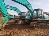 2019 Kobelco SK210LC crawler excavator, side view