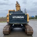 Hyundai 235 Crawler Excavator, rear view