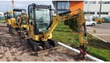 2021 Caterpillar 301.8-05 crawler excavator, front three-quarter view
