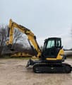 2021 Yanmar SV100-2PB crawler excavator, side profile view