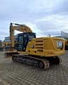 2020 Caterpillar 320-07C crawler excavator, rear three-quarter view