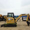 2023 Caterpillar 303.5E2 mini excavator, side profile view