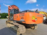 2017 Hitachi Zaxis 350LC crawler excavator, rear three-quarter view