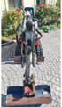2009 Takeuchi TB108 mini excavator, front view