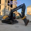 2022 Volvo EC140 crawler excavator, side profile view