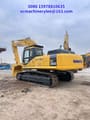 2022 Komatsu PC350 crawler excavator, rear three-quarter view