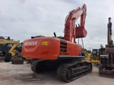 Hitachi ZAXIS350H crawler excavator, rear three-quarter view