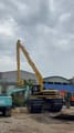 2023 Caterpillar 320BL amphibious excavator, side view