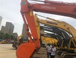 2018 Hitachi ZX360 crawler excavator, close-up of boom and bucket