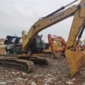 2020 Caterpillar 323DL crawler excavator, side profile view