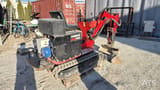 2020 Springer MAX PRO-E mini excavator, rear three-quarter view