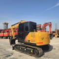 2024 Sany SY75C PRO mini excavator, rear three-quarter view