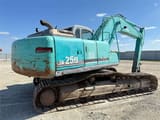 2001 Kobelco SK 250 crawler excavator rear three-quarter view