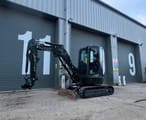 2024 Kobelco SK28SR-7 mini excavator, side profile view