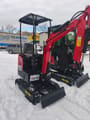 2025 JPC HT-12 mini excavator, front three-quarter view