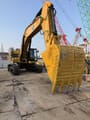 2021 Caterpillar 349D crawler excavator, front three-quarter view