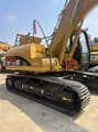 Gąsienicowa koparka Caterpillar 320CL z 2008 r., widok z boku