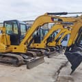 2016 Caterpillar 306D crawler excavator, side view