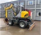 2022 Wacker Neuson EW100 wheel excavator, side view