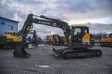 2023 Volvo ECR145EL crawler excavator side view