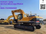 2021 Hyundai R305LC-9T crawler excavator, rear three-quarter view