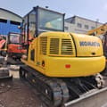 2024 Komatsu PC70-8 crawler excavator, rear three-quarter view