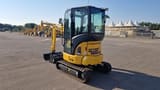 2023 Komatsu PC24MR-5 mini excavator, rear three-quarter view