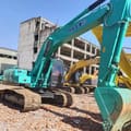 2018 Kobelco SK200 crawler excavator, side profile view