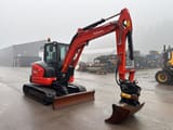 2019 Kubota U55-4 mini excavator, side view
