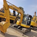 2024 Komatsu PC78US mini excavator, front three-quarter view