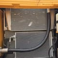 2021 Hyundai R210-9S crawler excavator radiator and cooling system view