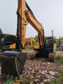 2019 Hyundai R220LC-9S crawler excavator, front three-quarter view