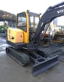 2002 Volvo EC35 mini excavator, front three-quarter view