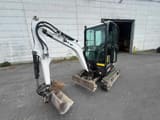 2020 Bobcat E20Z mini excavator, front three-quarter view