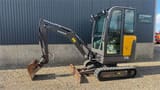 2017 Volvo EC18D mini excavator, side profile view