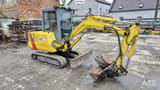 1992 Bobcat 231 mini excavator, side view
