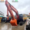 2021 Hitachi ZX200-3G crawler excavator, front three-quarter view